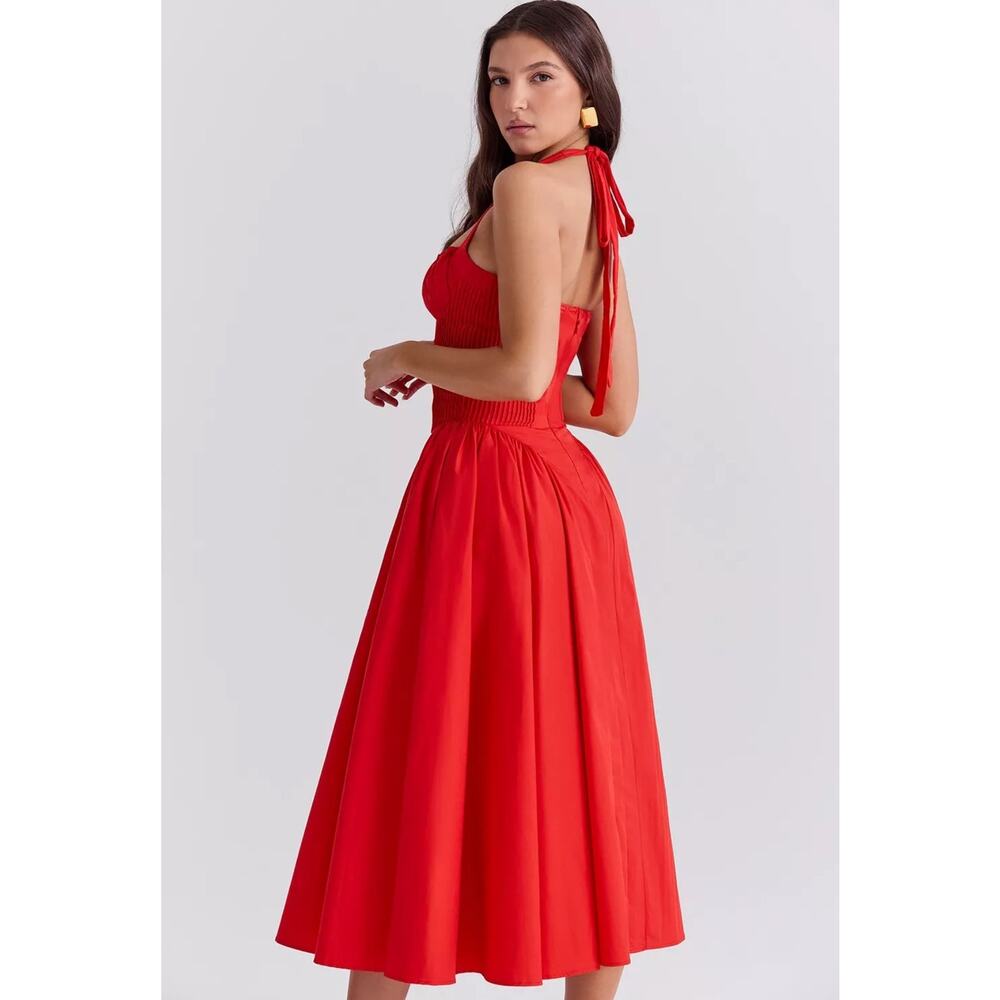 ADABELA $276 Small
ITALIAN TOMATO COTTON HALTER SUNDRESS $255 - Picture 3 of 10